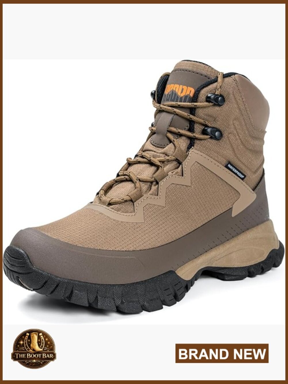 Waterproof Hiking Boots Ankle Support Non-slip Trekking Shoes Durable Outdoor